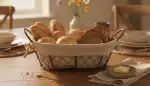 Brotkorb mit Stoffeinsatz: Eleganz für Ihre Tafel