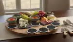 Drehbare Servierplatte: Eleganz am Buffet