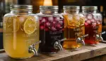 Erfrischendes Infused Water stilvoll servieren