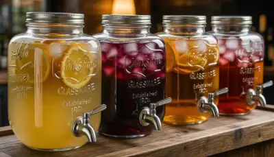 Erfrischendes Infused Water stilvoll servieren