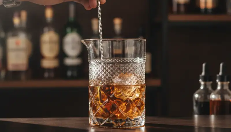 Die Eleganz des gerührten Cocktails