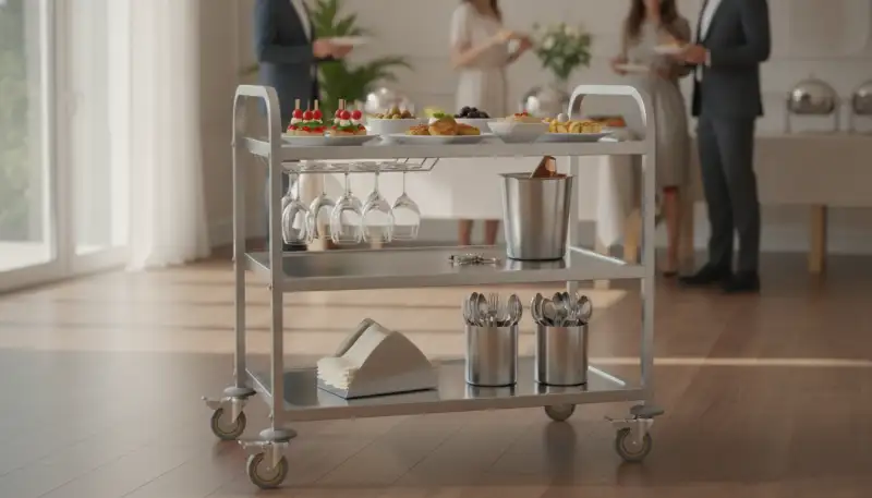 Servierwagen: Flexibler Helfer am Buffet